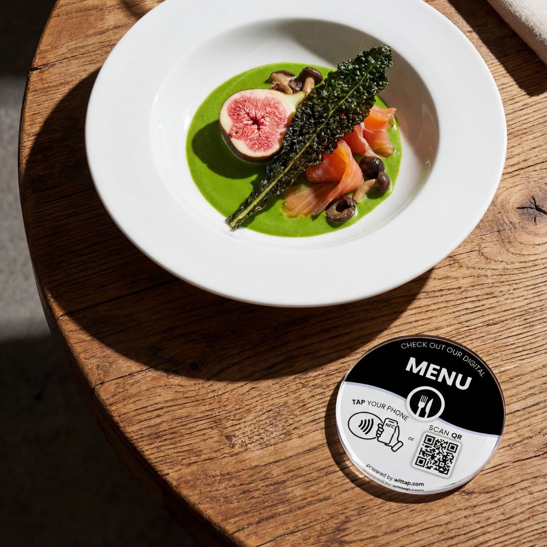 Menu - Table Sticker (Pack of 5)