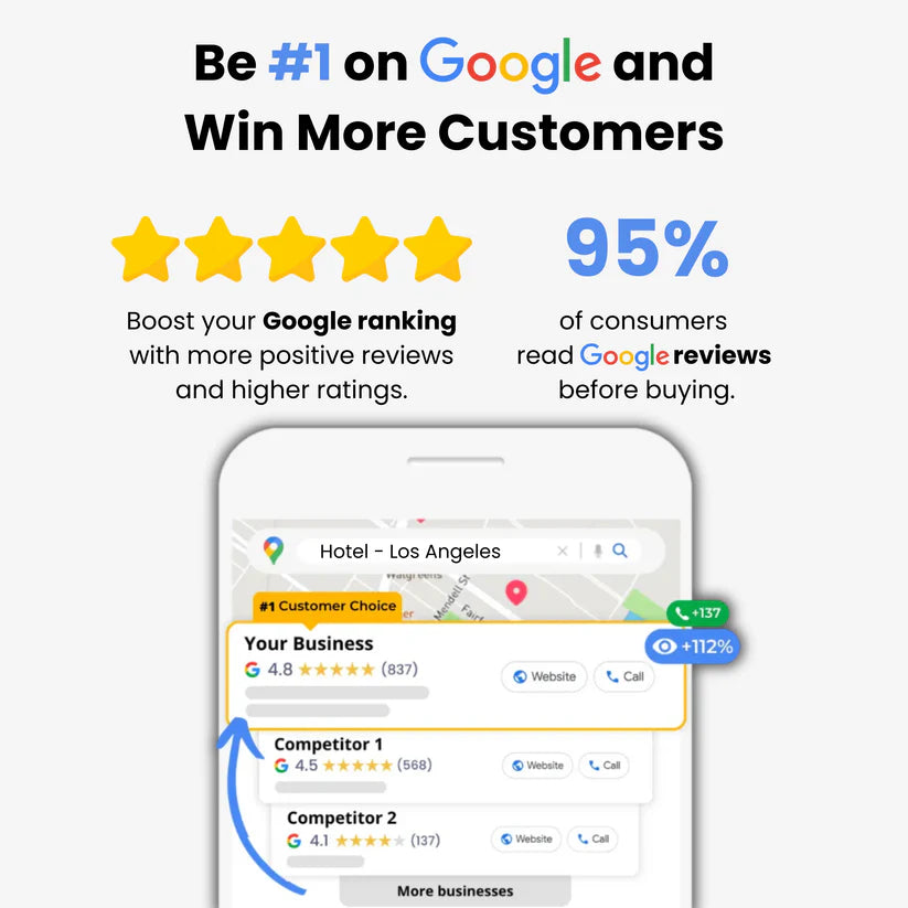How to rank number 1 on Google Maps and win more customers with positive local reviews