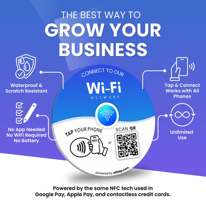 Wi-Fi - Table Sticker (Pack of 5)