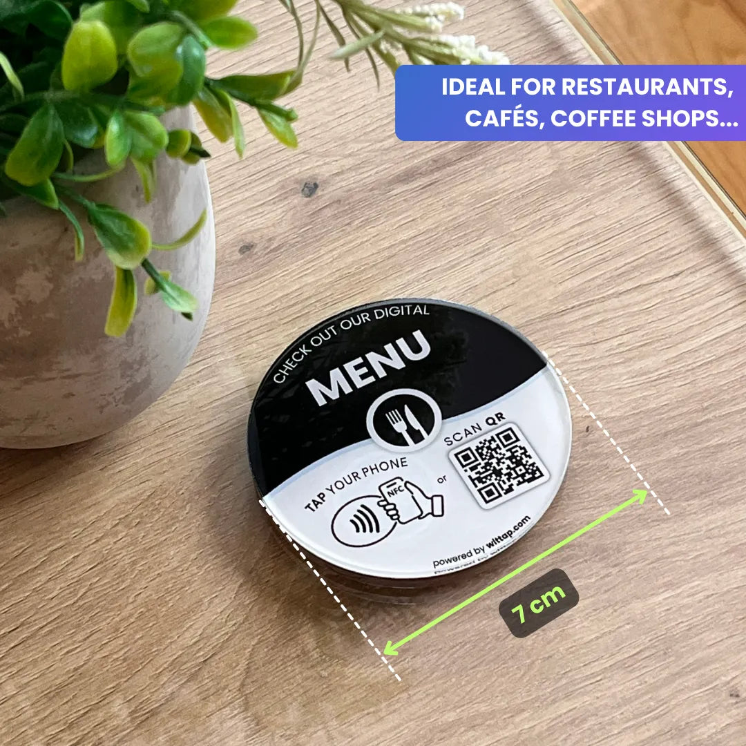 Menu - Table Sticker (Pack of 5)